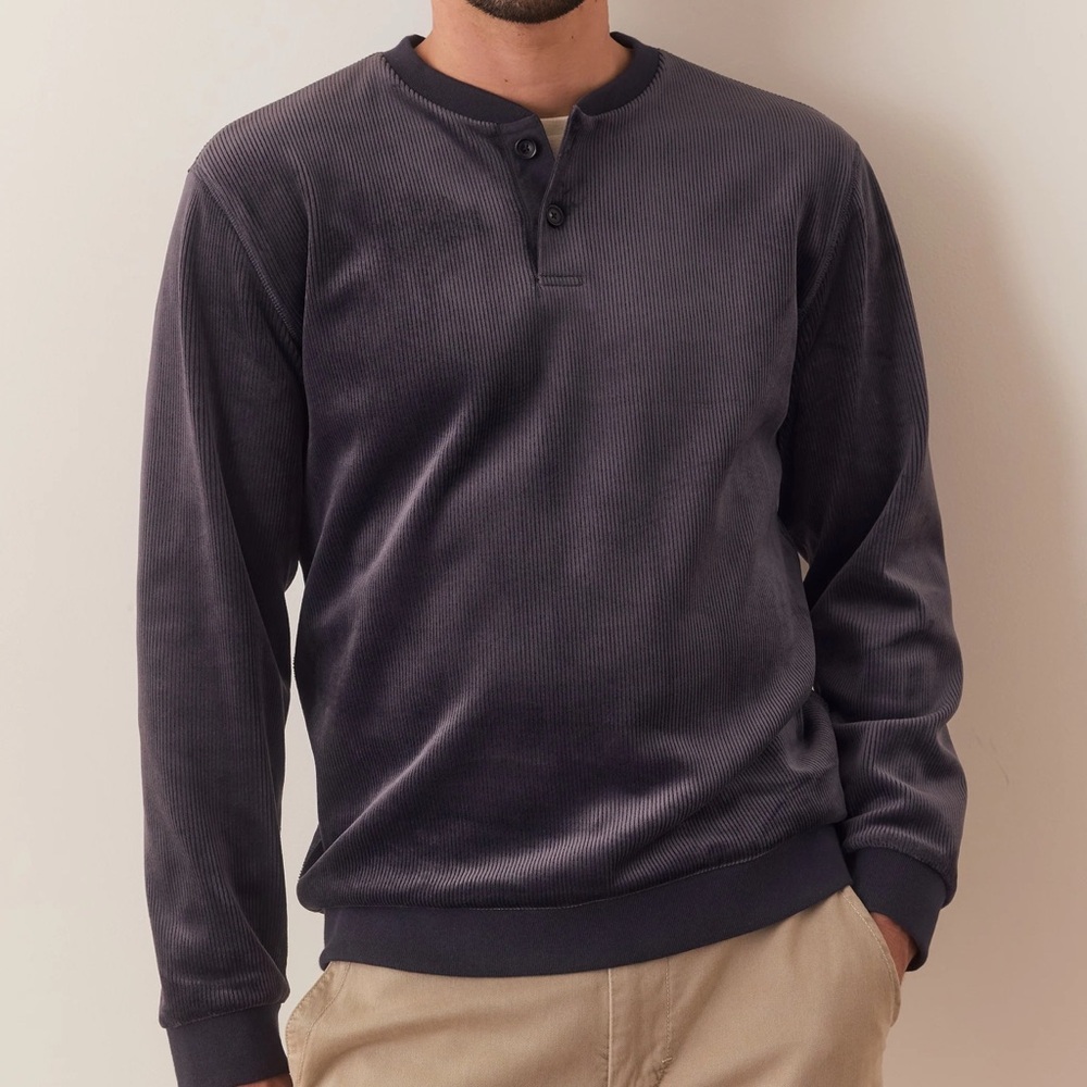 Marine Layer Men's Crewneck Sweater - Dark Gray